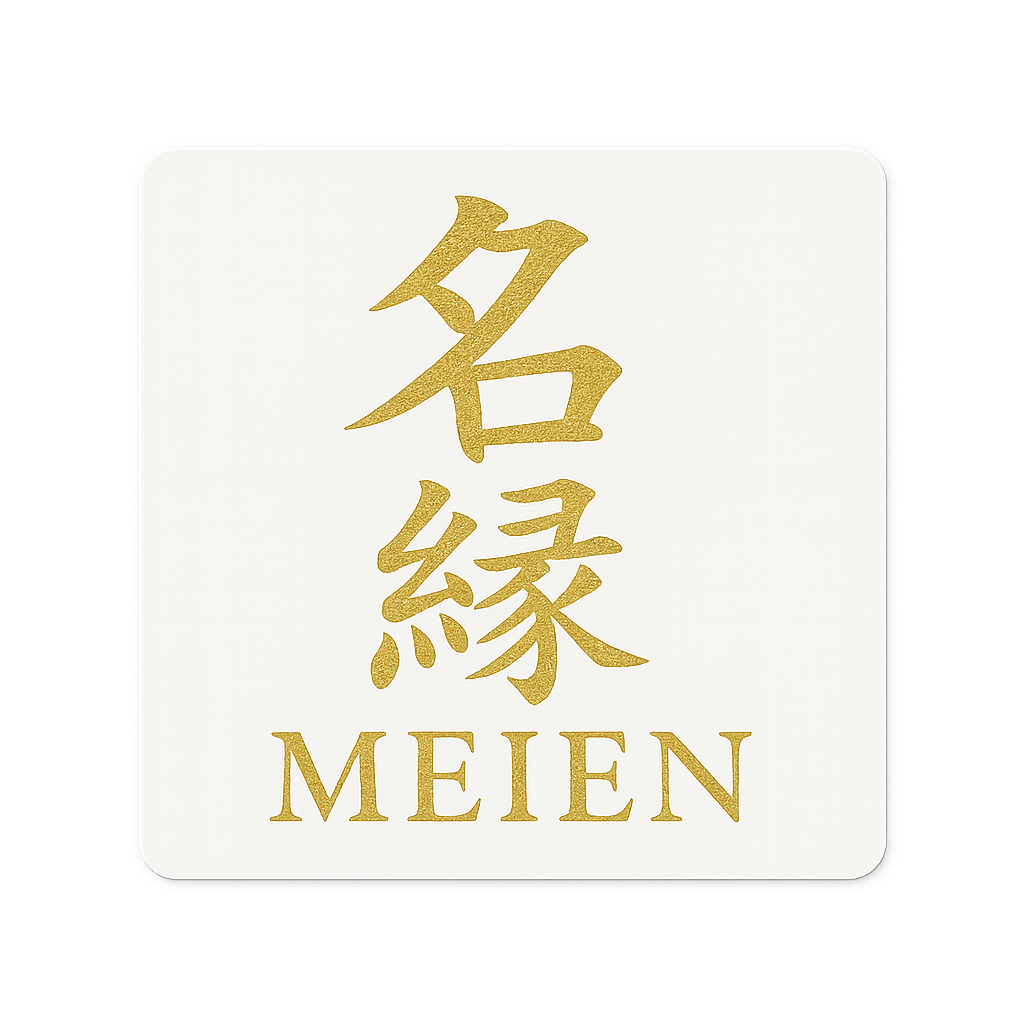 名縁（MEIEN） Framed Kanji Name